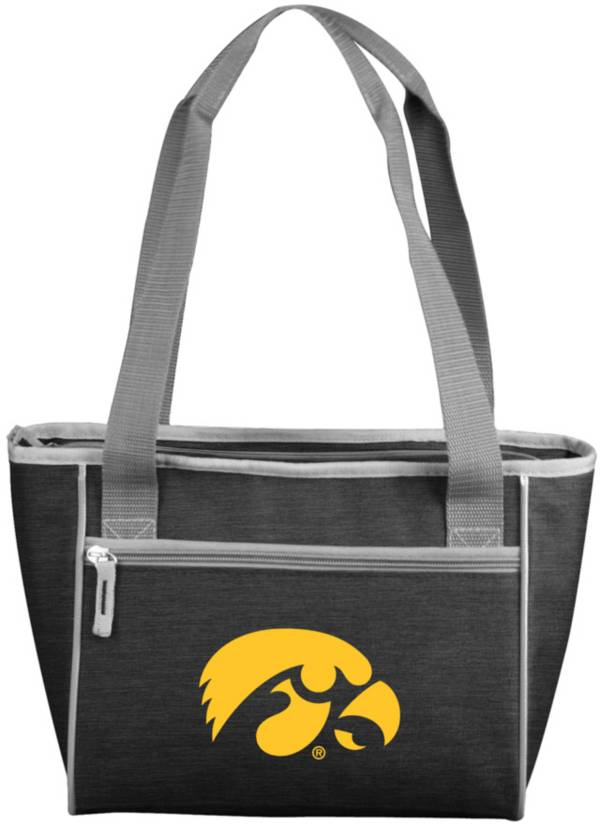 Iowa Hawkeyes Crosshatch Can Cooler Tote