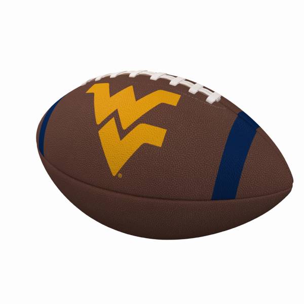 West Virginia Mountaineers Team Stripe Composite Football