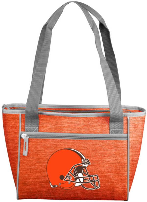 Cleveland Browns Crosshatch Can Cooler Tote