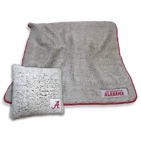 Logo Alabama Crimson Tide Frosty Blanket And Pillow Bundle