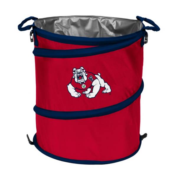 Fresno State Bulldogs 3-in-1 Collapsible Trash Can Cooler