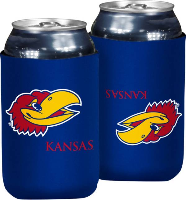 Logo Kansas Jayhawks Flat Can Coozie