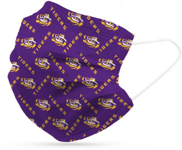 Adult LSU Tigers 6-Pack Disposable Face Coverings