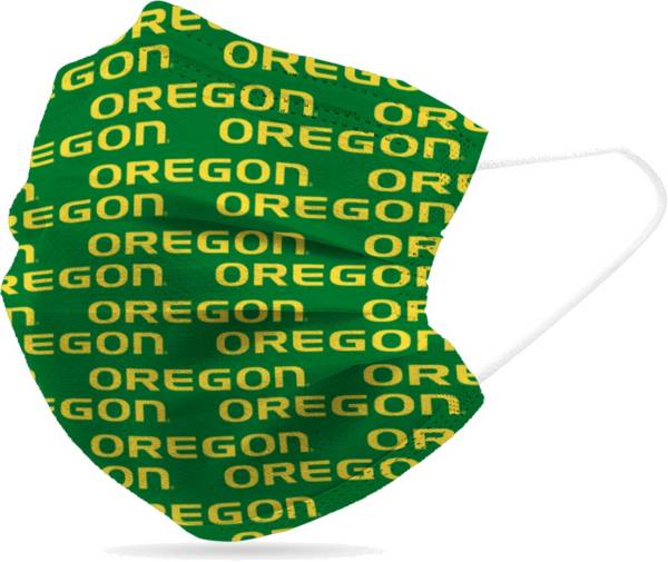 Adult Oregon Ducks 6-Pack Disposable Face Coverings