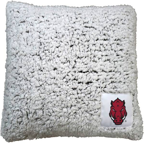 Logo Arkansas Razorbacks Frosty Throw Pillow