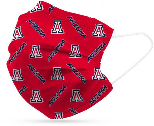 Adult Arizona Wildcats 6-Pack Disposable Face Coverings