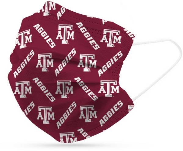 Adult Texas A&M Aggies 6-Pack Disposable Face Coverings