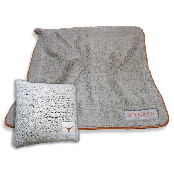 Logo Texas Longhorns Frosty Blanket And Pillow Bundle