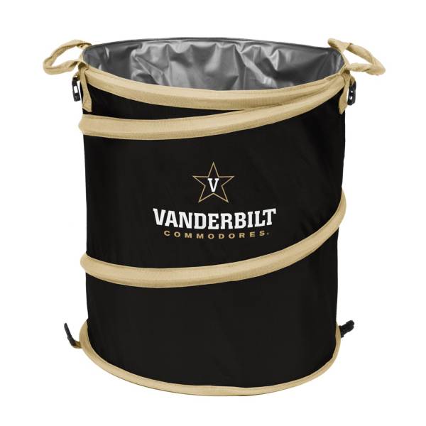 Vanderbilt Commodores 3-in-1 Collapsible Trash Can Cooler