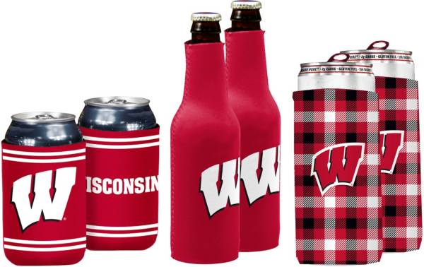 Wisconsin Badgers Koozie Variety Pack