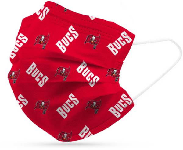 Adult Tampa Bay Buccaneers 6-Pack Disposable Face Coverings