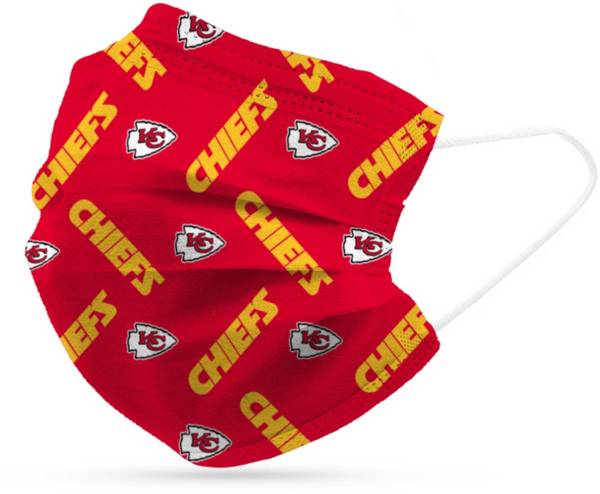 Adult Kansas City Chiefs 6-Pack Disposable Face Coverings