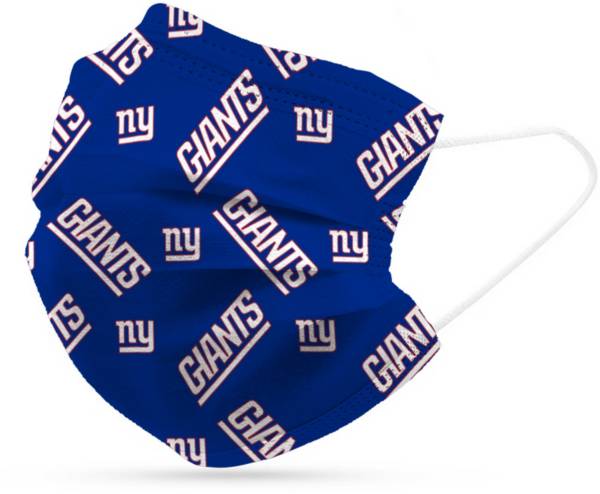 Adult New York Giants 6-Pack Disposable Face Coverings