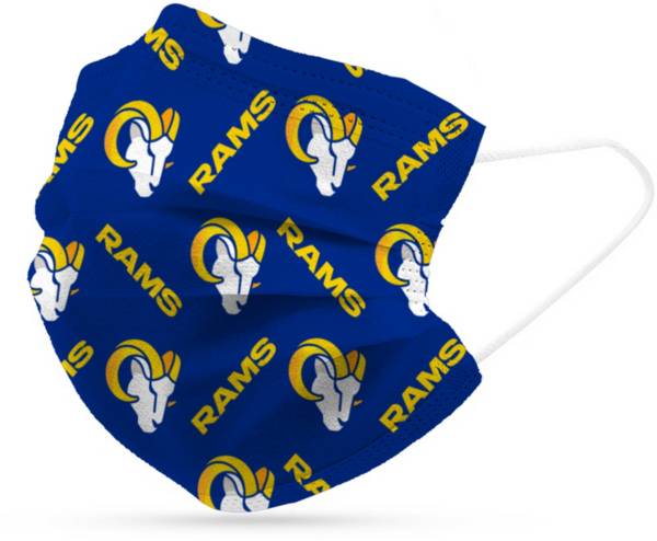 Adult Los Angeles Rams 6-Pack Disposable Face Coverings