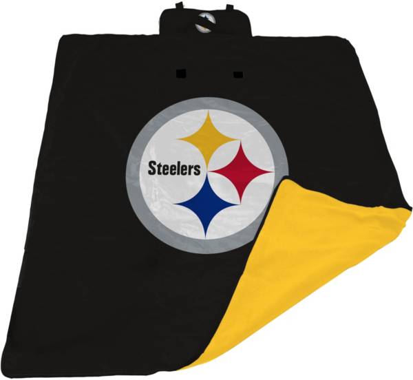 Logo Pittsburgh Steelers 60'' x 80'' All Weather XL Blanket