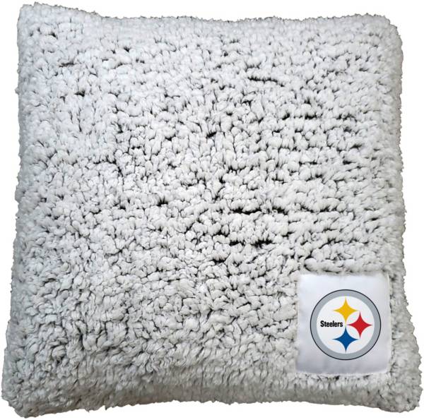 Logo Pittsburgh Steelers Frosty Throw Pillow