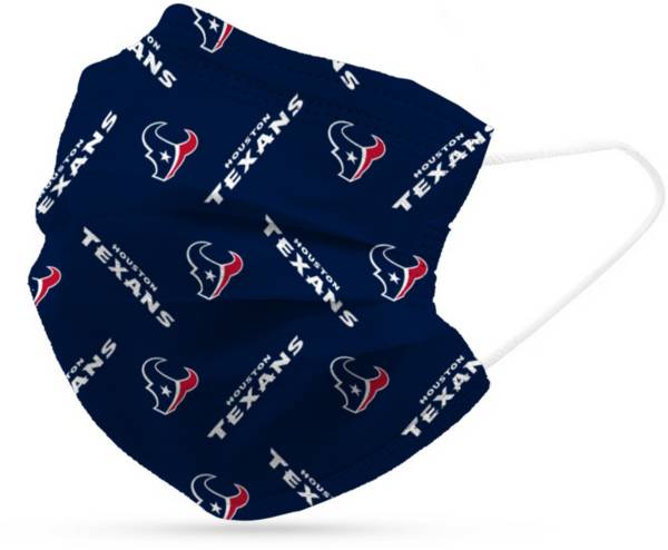 Adult Houston Texans 6-Pack Disposable Face Coverings