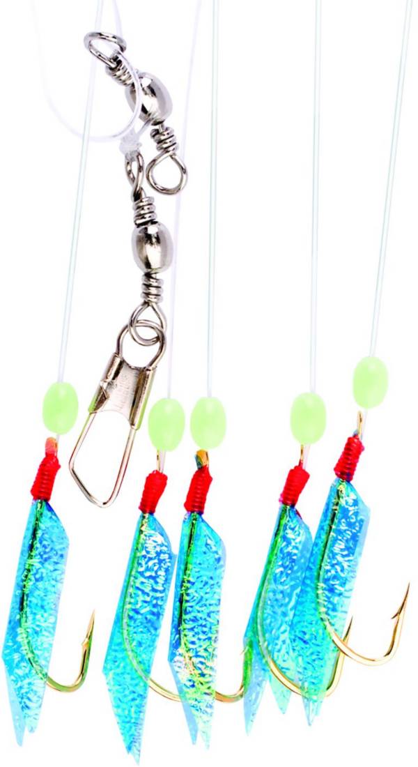 Eagle Claw Lazer Sharp Blue Fish Skin Bait Rig