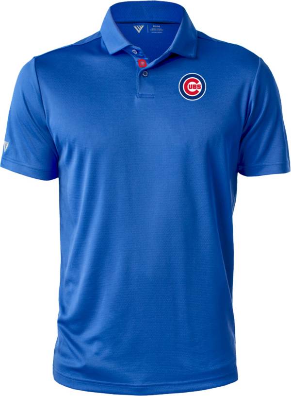 Levelwear Men's Chicago Cubs Blue Duval Polo