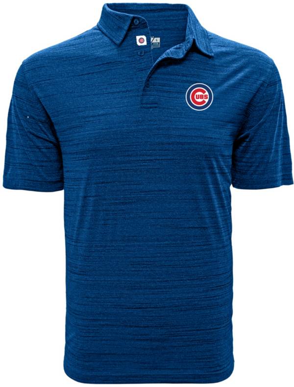 Levelwear Men's Chicago Cubs Blue Sway Polo