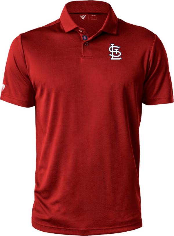 Levelwear Men's St. Louis Cardinals Red Duval Polo