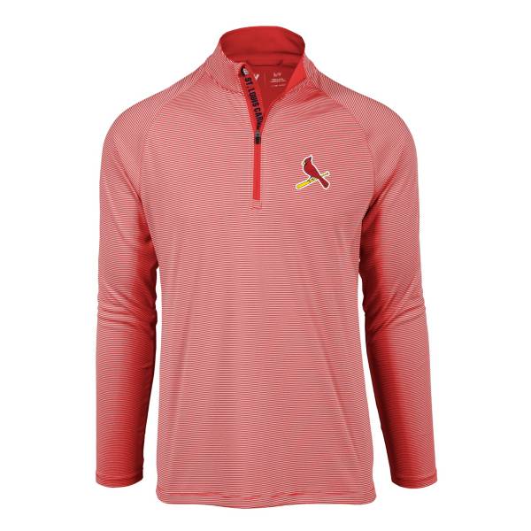 Levelwear Men's St. Louis Cardinals Red Orion Quarter-Zip Shirt