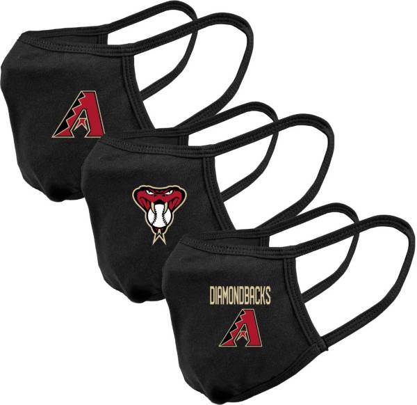 Levelwear Adult Arizona Diamondbacks 3-Pack Face Coverings