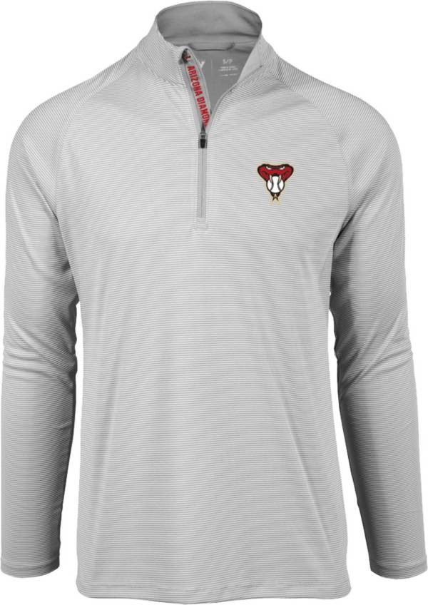 Levelwear Men's Arizona Diamondbacks Grey Orion Quarter-Zip Shirt