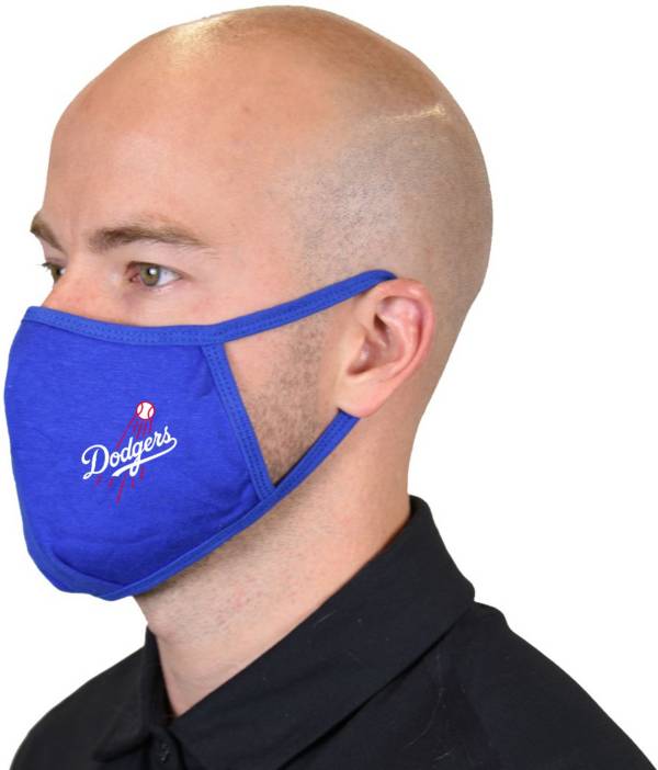 Levelwear Adult Los Angeles Dodgers 3-Pack Face Coverings