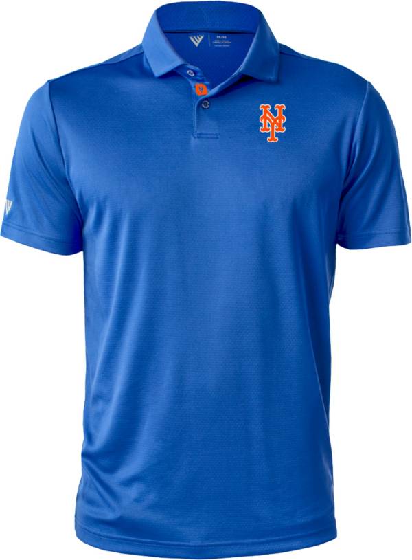 Levelwear Men's New York Mets Blue Duval Polo