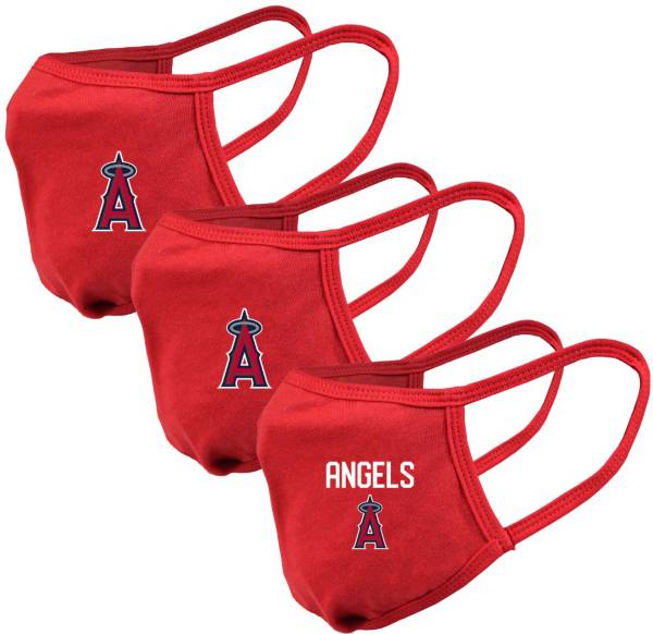 Levelwear Adult Los Angeles Angels 3-Pack Face Coverings