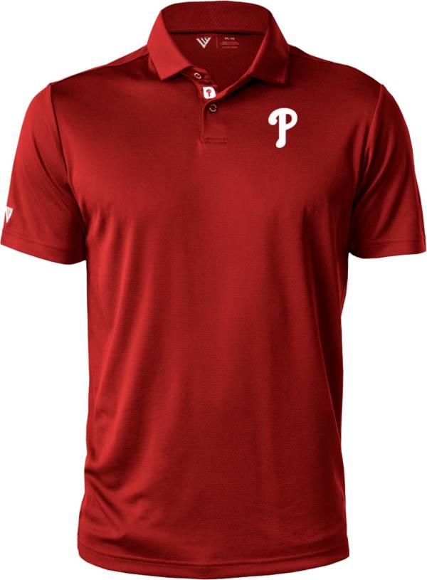 Levelwear Men's Philadelphia Phillies Red Duval Polo