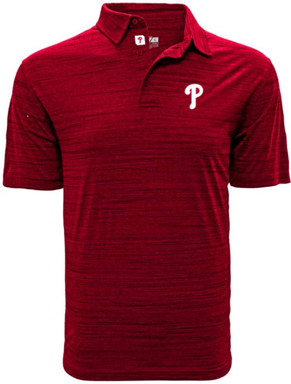 Levelwear Men's Philadelphia Phillies Red Sway Polo