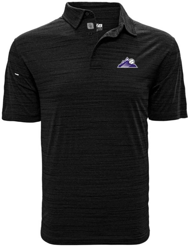 Levelwear Men's Colorado Rockies Black Sway Polo