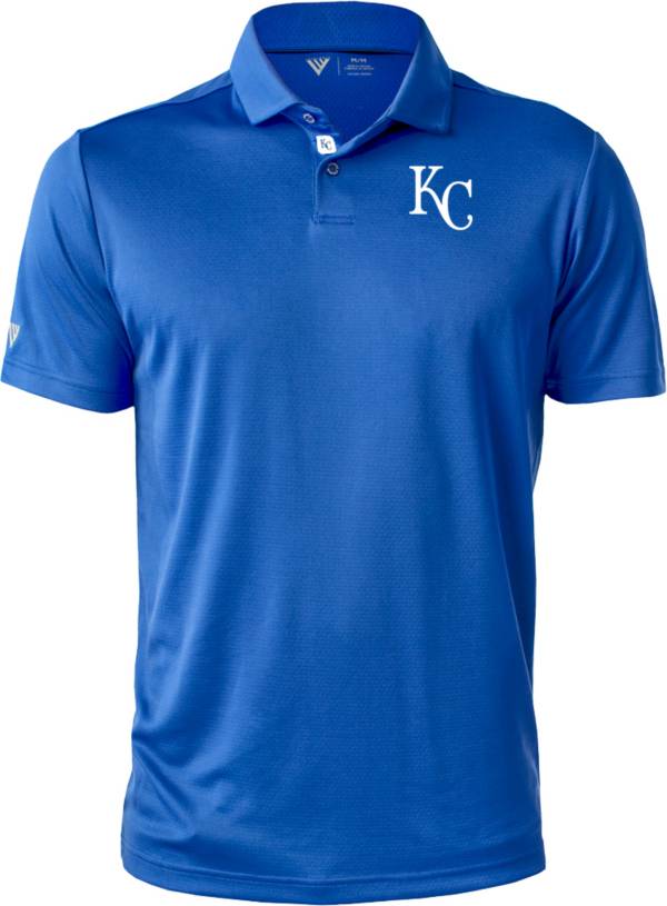 Levelwear Men's Kansas City Royals Blue Duval Polo