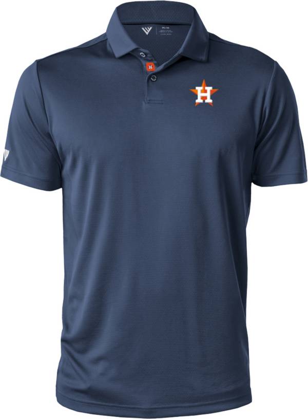 Levelwear Men's Houston Astros Navy Duval Polo