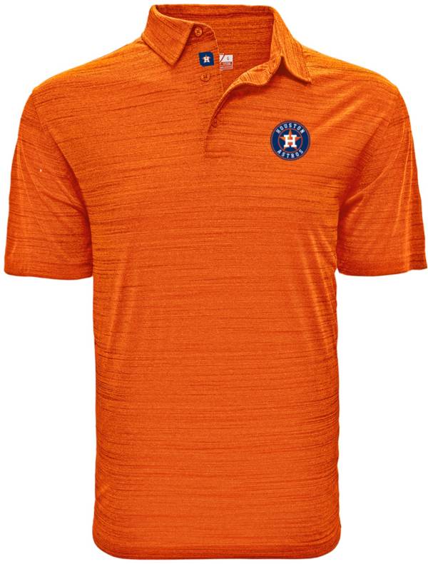 Levelwear Men's Houston Astros Orange Sway Polo