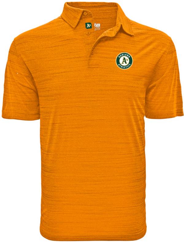 Levelwear Men's Oakland Athletics Yellow Sway Polo