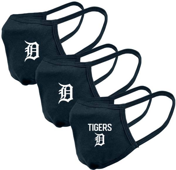 Levelwear Adult Detroit Tigers 3-Pack Face Coverings