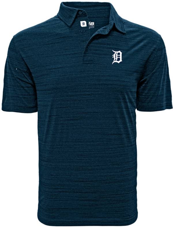 Levelwear Men's Detroit Tigers Navy Sway Polo
