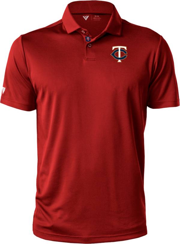 Levelwear Men's Minnesota Twins Red Duval Polo