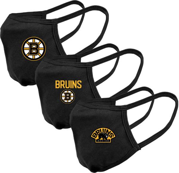 Levelwear Adult Boston Bruins 3-Pack Face Coverings