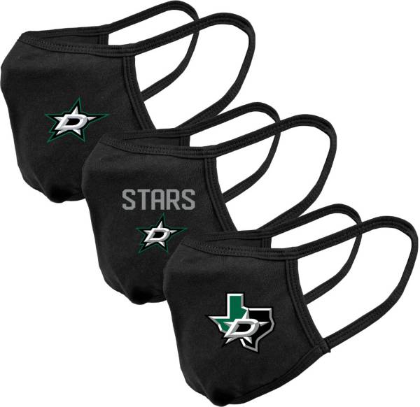 Levelwear Adult Dallas Stars 3-Pack Face Coverings