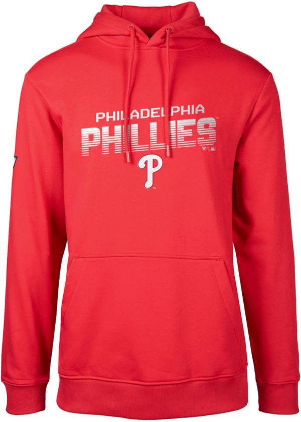 Levelwear Men's Philadelphia Phillies Red Bars Podium Pullover Hoodie