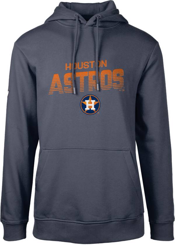 Levelwear Men's Houston Astros Navy Bars Podium Pullover Hoodie