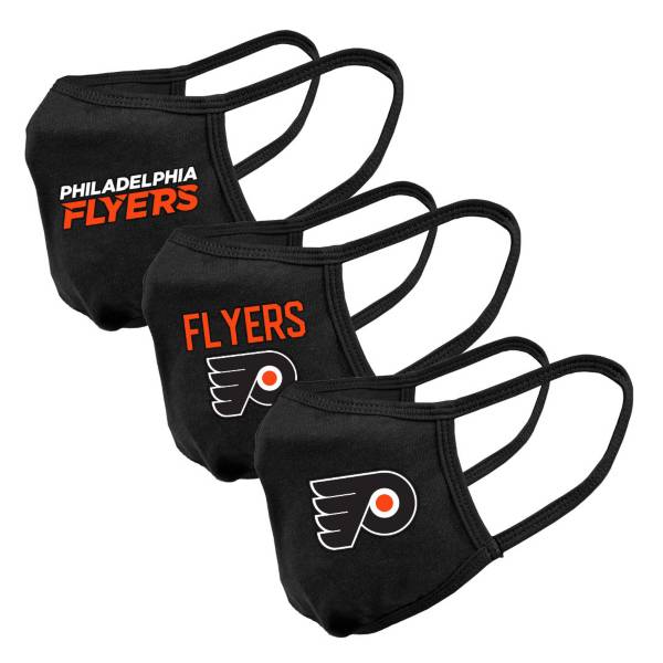 Levelwear Adult Philadelphia Flyers 3-Pack Face Coverings