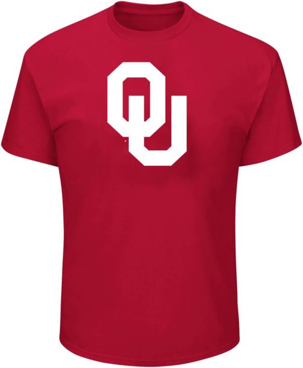 Profile Varsity Men's Big and Tall Oklahoma Sooners Crimson Short Sleeve T-Shirt product image