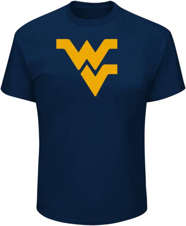 Profile Varsity Men's Big and Tall West Virginia Mountaineers Navy Short Sleeve T-Shirt