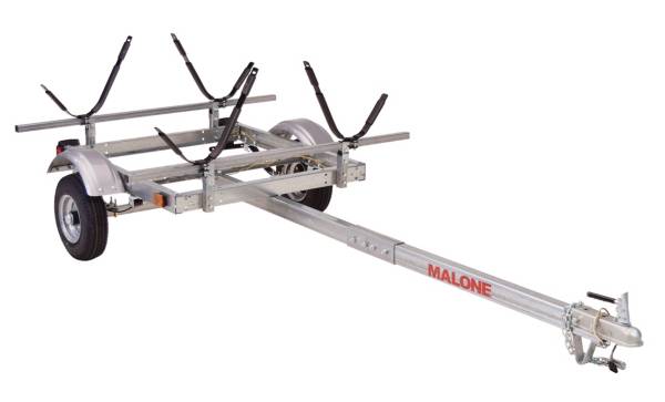 Malone EcoLight 2 Kayak Trailer Kit with J-Racks