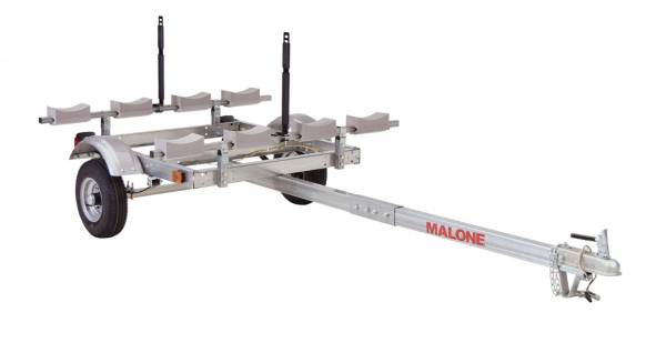 Malone EcoLight 4 Kayak Stacker Trailer Kit